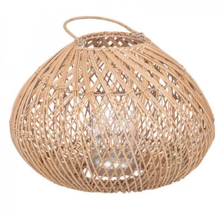 Lour rattan lámpa 27 cm, bézs