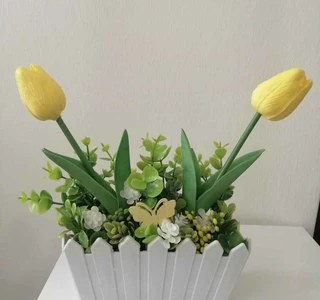Asztaldísz - tavaszi dekoráció